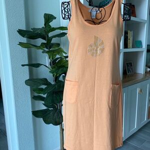 Cruisewear & Co Apricot Tank Dress Sz S